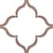 Ekena Millwork 66 56W x 66 56H x 38T Large May Decorative Fretwork Wood Ceiling Panels, Walnut CELW67X67X0375MAYWA - alternate 2